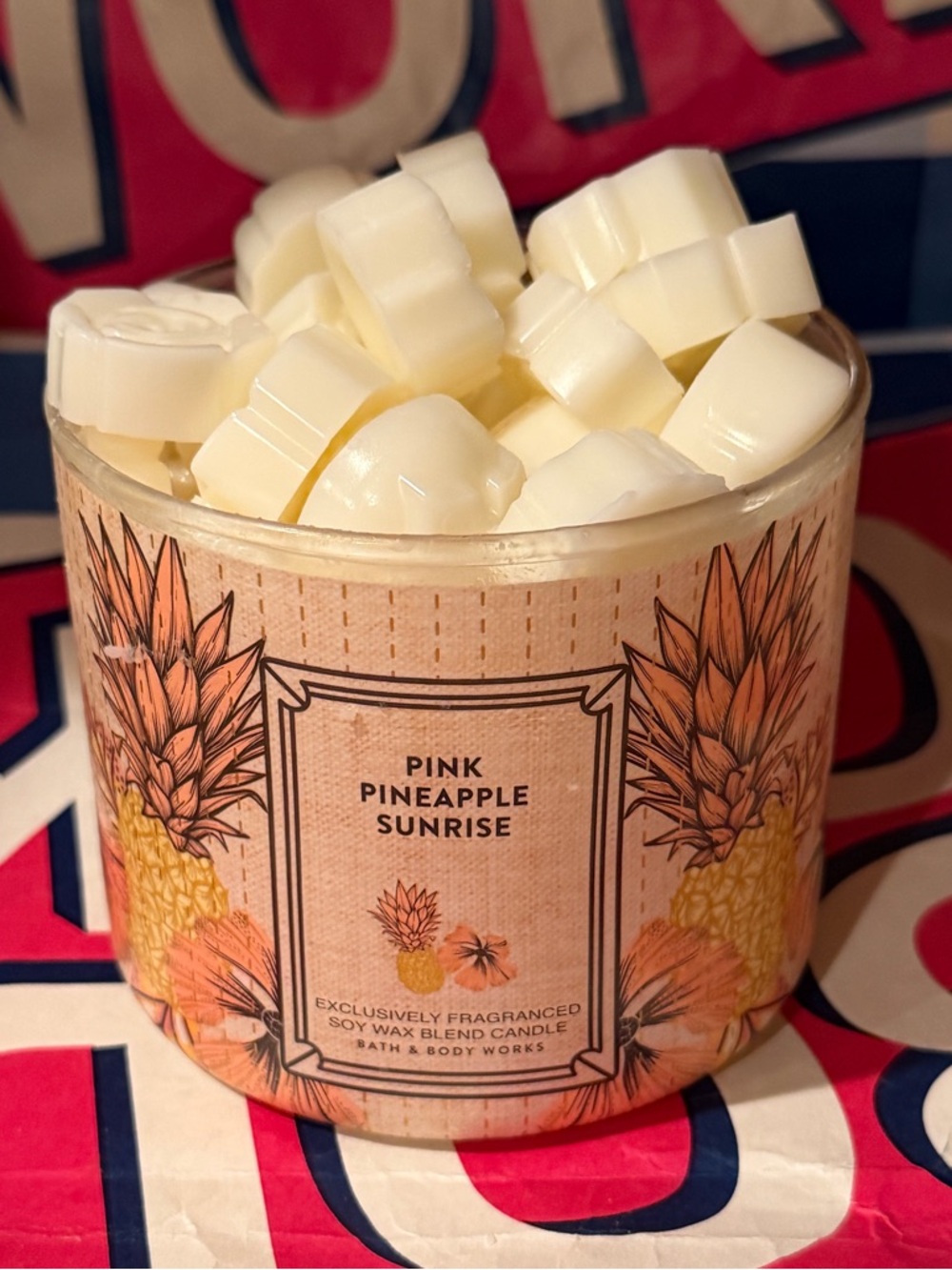 Bath & Body Works Pink Pineapple Sunrise Wax Melts